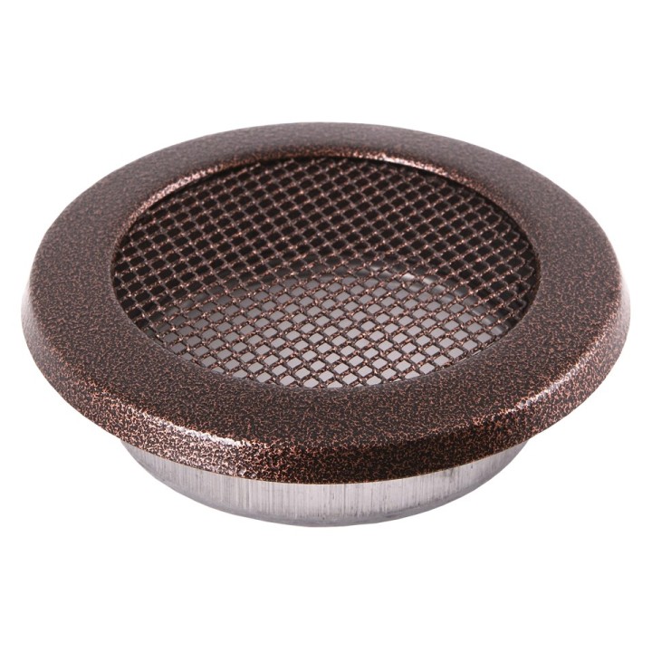Round ventilaton grate 125mm antique copper