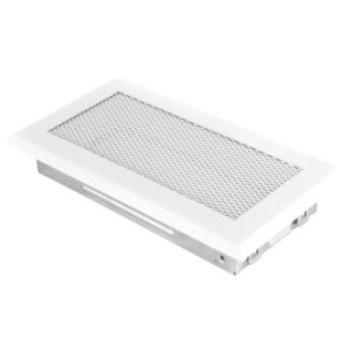 Kratka kominkowa wentylacyjna 10x20cm biała