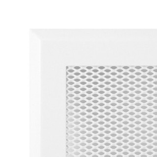 Lüftungsgitter 10x20cm Weiß