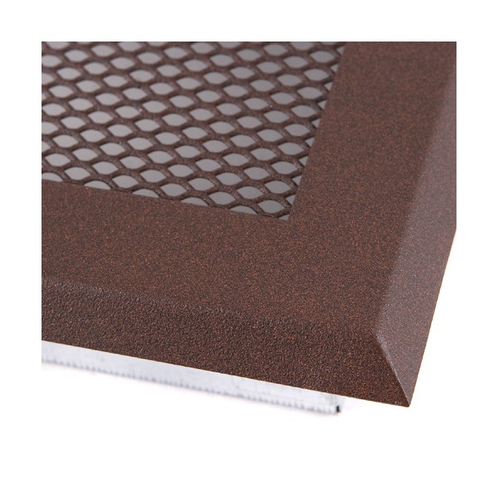 Grille de cheminée 10x20cm bronze
