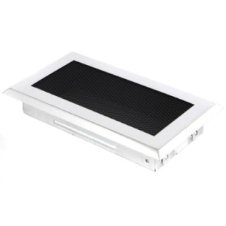 Lüftungsgitter 10x20cm Chrom