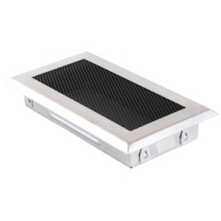Ventilaton grate 10x20cm chrome matt