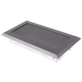 Lüftungsgitter 10x20cm Graphit