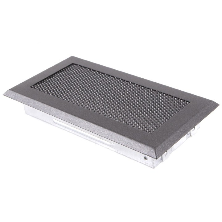 Ventilation grate 10x20cm graphite