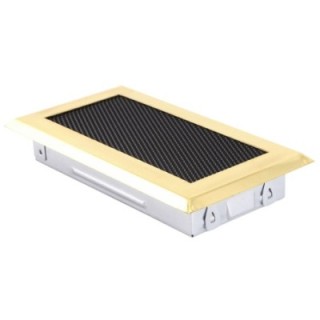 Ventilaton grate 10x20cm brass