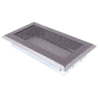 Lüftungsgitter 10x20cm Silber Antik