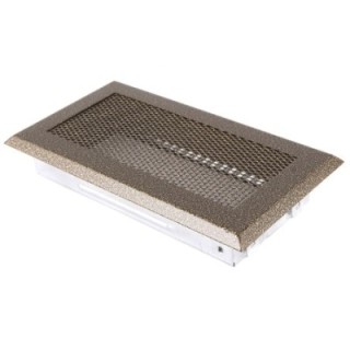 Kratka kominkowa wentylacyjna 10x20cm stare złoto