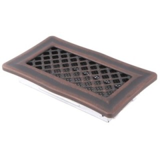 Kratka kominkowa wentylacyjna DECO 10x20cm miedziana patyna