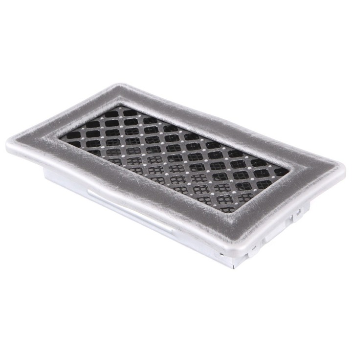 Ventilation grate DECO 10x20cm silver patina
