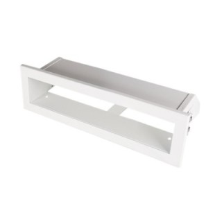 Kratka kominkowa OTWARTA 20x6cm biała