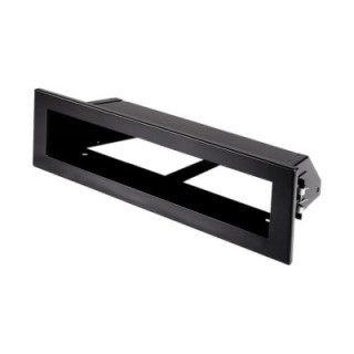 Open ventilation bar 20x6cm black matt