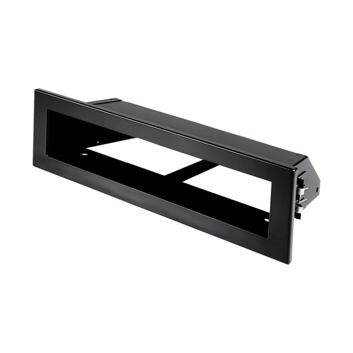 Open ventilation bar 20x6cm black matt