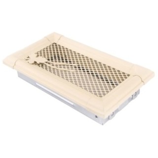 Kratka kominkowa wentylacyjna RETRO 10x20cm kość słoniowa