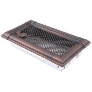Ventilaton grate RETRO 10x20cm copper patina
