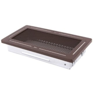 Grille de cheminée TREND 10X20cm
marron brillant 

