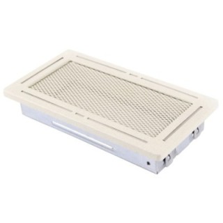 Kratka kominkowa wentylacyjna TREND 10x20cm krem brokatowy