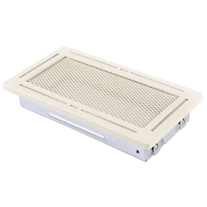 Kratka kominkowa wentylacyjna TREND 10x20cm krem brokatowy