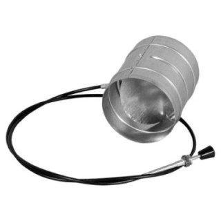 Soupape 125mm ronde galvanisée