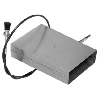 Galvanized rectangular valve