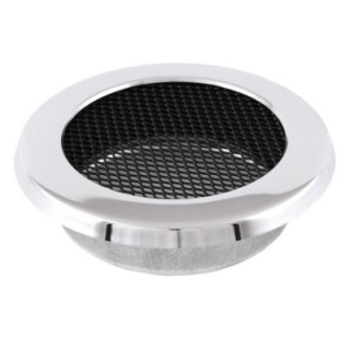 Grille de cheminée ronde 160mm
chrome 