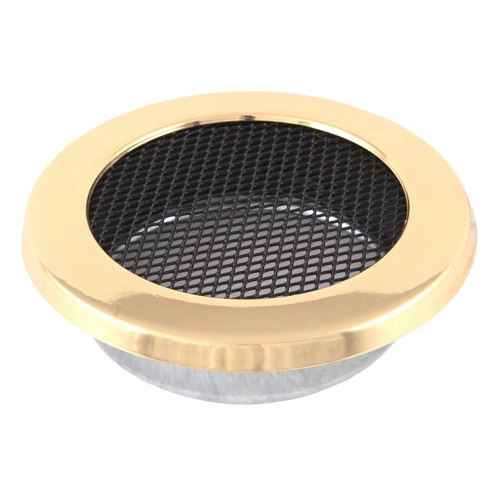 Grille de cheminée ronde 160mm
laiton   
