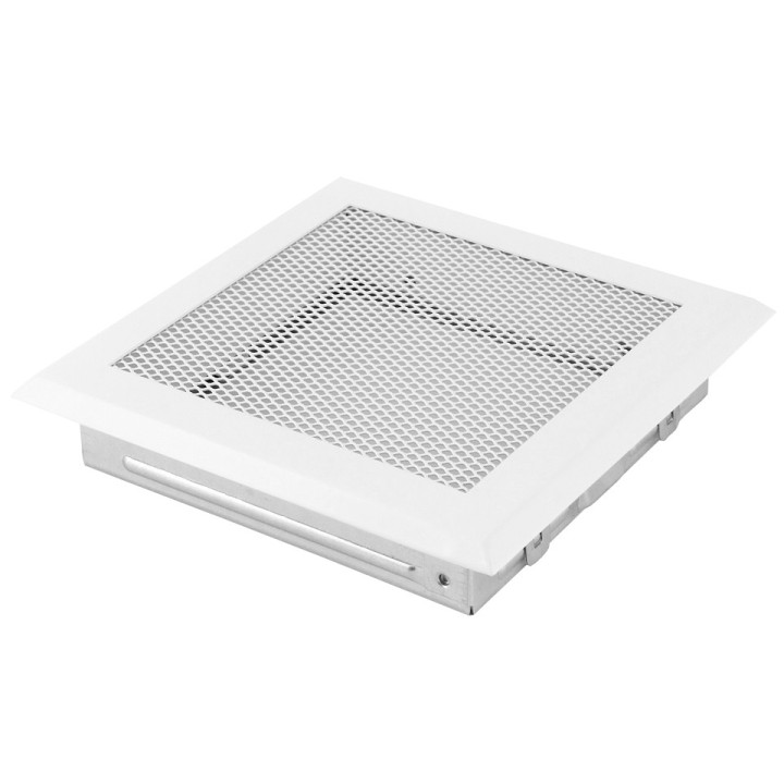 Grille de cheminée 16x16cm blanc
