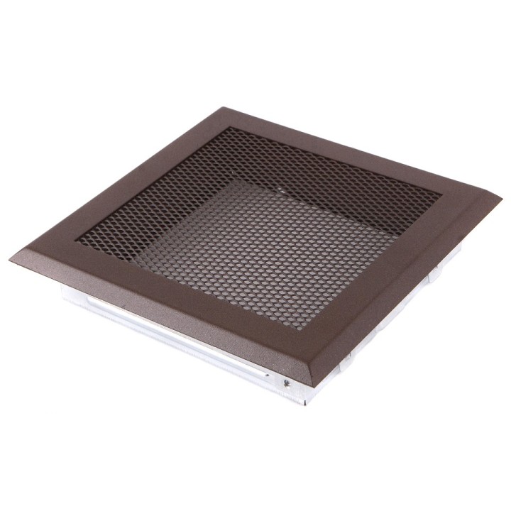 Ventilation grate 16x16cm glittery brown