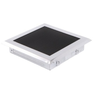 Lüftungsgitter 16x16cm Chrom
