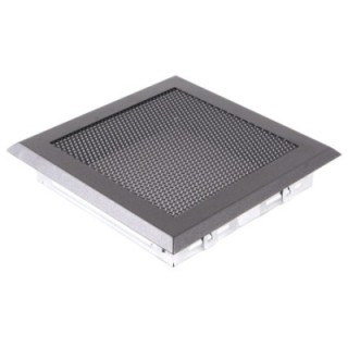 Lüftungsgitter 16x16cm Graphit
