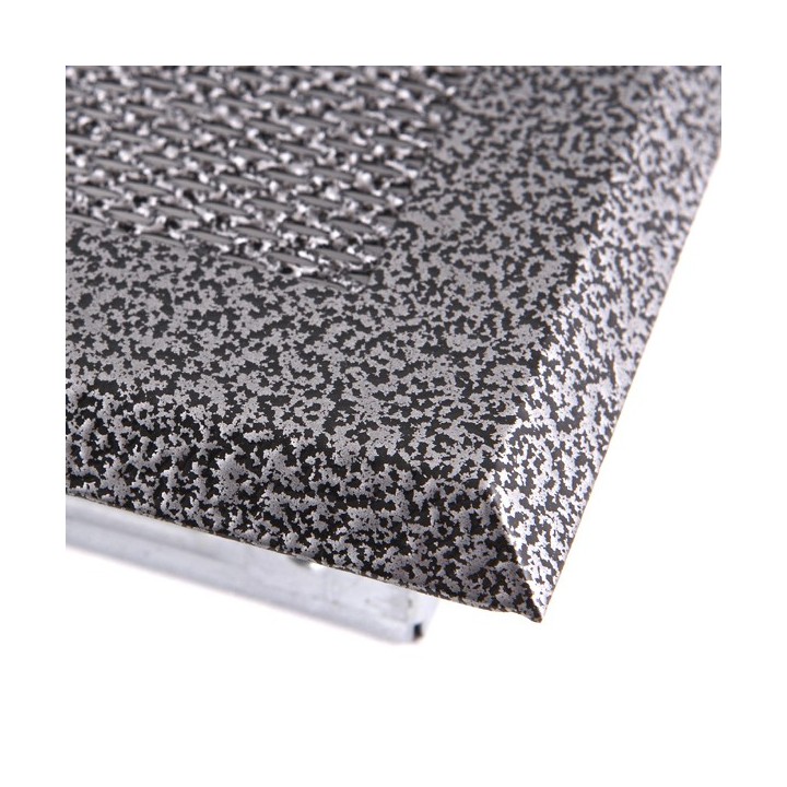 Lüftungsgitter 16x16cm Silber Antik