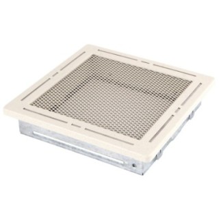 Kratka kominkowa wentylacyjna TREND 16x16cm krem brokatowy