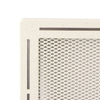 Kratka kominkowa wentylacyjna TREND 16x16cm krem brokatowy