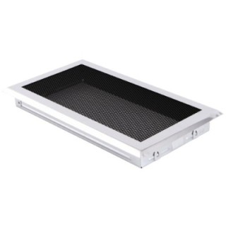 Grille de cheminée 16x32cm chrome