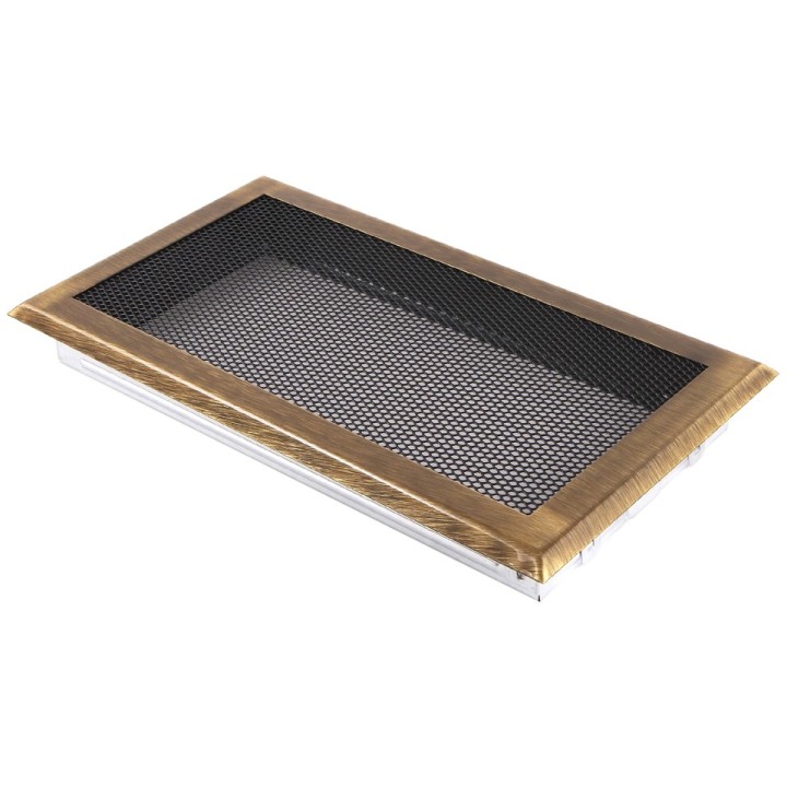 Ventilaton grate 16x32cm brass-patina