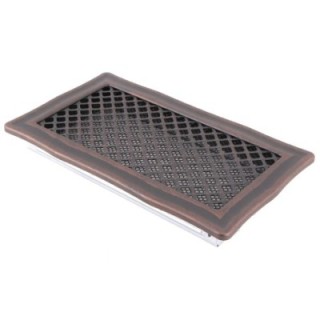 Ventilation grate DECO 16x32cm copper patina