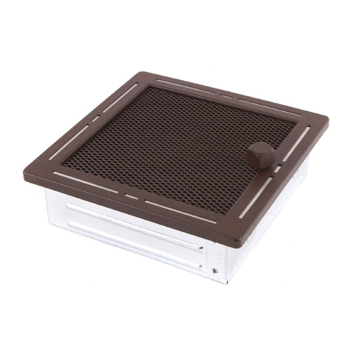 Lüftungsgitter TREND 16x16cm mit Jalousie Brokatbronze