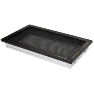 Lüftungsgitter TREND 16x32cm Schwarz Matt