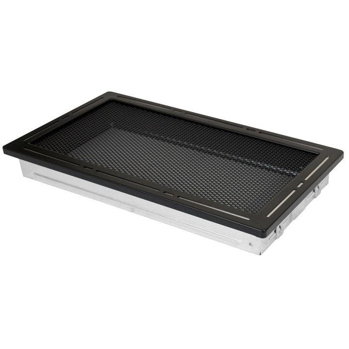 Lüftungsgitter TREND 16x32cm Schwarz Matt