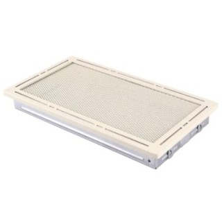 Kratka kominkowa wentylacyjna TREND 16x32cm krem brokatowy