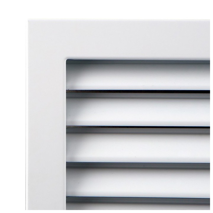 Ventilaton grate MODERN 20x20cm with venetian blind white