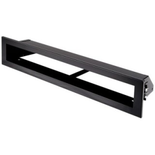 Open ventilation bar 40x6cm black matt