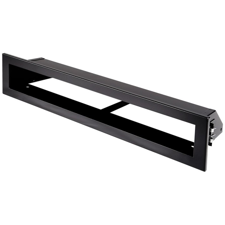 Open ventilation bar 40x6cm black matt