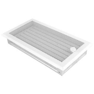 Ventilaton grate 16x32cm with venetian blind white