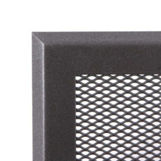 Grille de cheminée 16x32cm à ailettes
graphite  