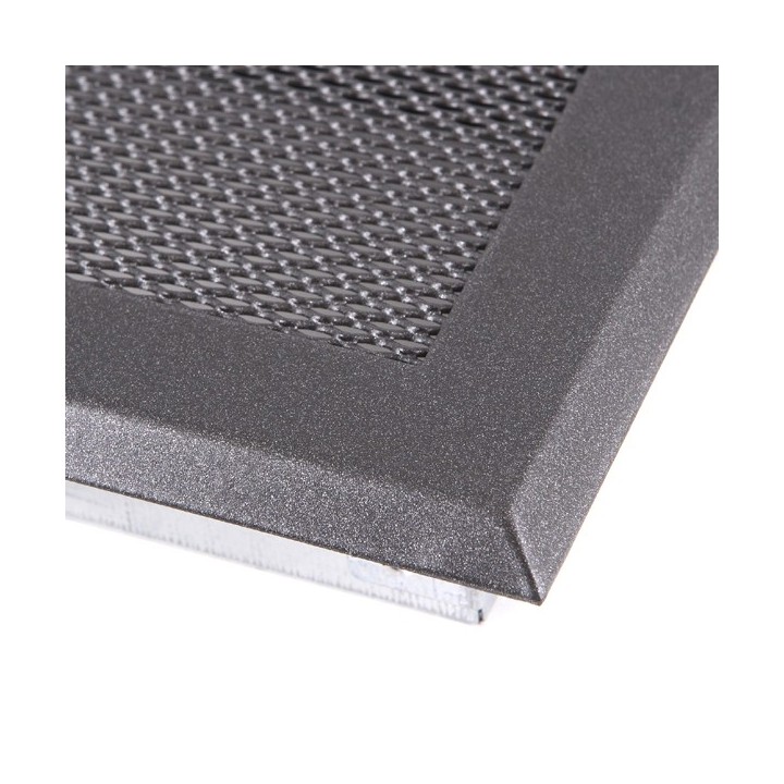 Ventilation grate 16x32cm with venetian blind graphite
