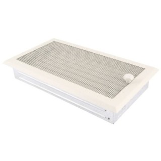 Grille de cheminée 16x32cm à ailettes
crème  