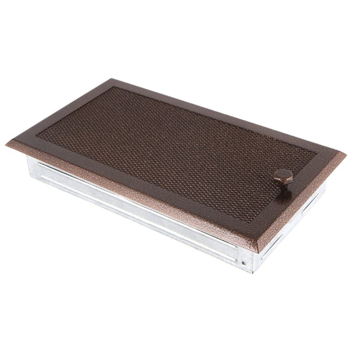 Ventilaton grate 16x32cm with venetian blind antique copper