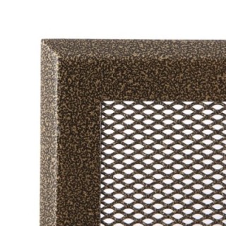 Ventilaton grate 16x32cm with venetian blind antique gold
