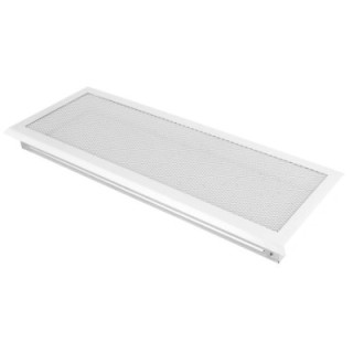 Grille de cheminée 16x45cm  blanc
