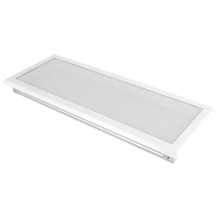 Lüftungsgitter 16x45cm Weiß